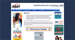 Desktop Screenshot of abet.co.za
